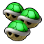 Triple green shells