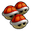 Triple red shells