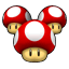 Triple mushroom
